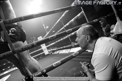 2011-04-30 Ring Rules 3482 Thai Boxe - 69kg - Micael Colaj ITA - Luca DInsanto ITA